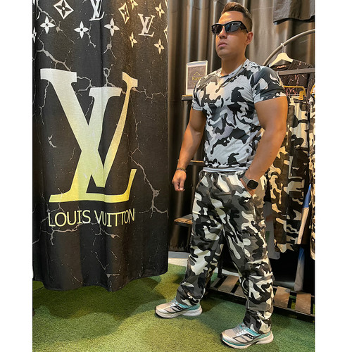 شلوار مردانه کارگو مدل چریکی سفید