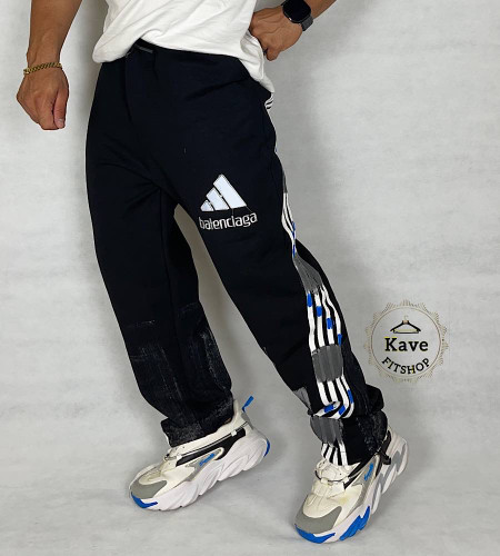 شلوار مردانه مدل ۴نوار پیستوله جاگر | بالنسیاگا آدیداس