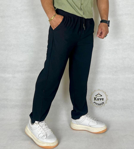 شلوار مردانه کلاسیک کبریتی مشکی