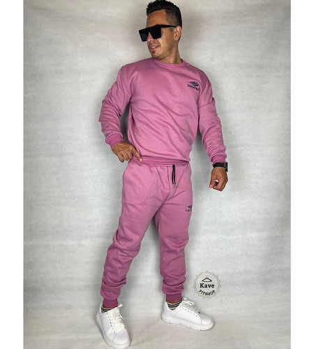 ست مردانه دورس شلوار مدل بیسیک جاگر صورتی | بالنسیاگا