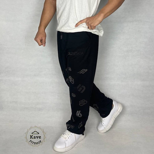 شلوار بگ مردانه کاستوم مدل نگین کاری | بالنسیاگا