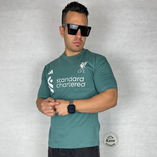 تیشرت مردانه نخ پنبه سبز | آدیداس